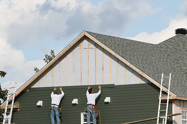 Professional Siding Replacement technician working in Lansdale, PA